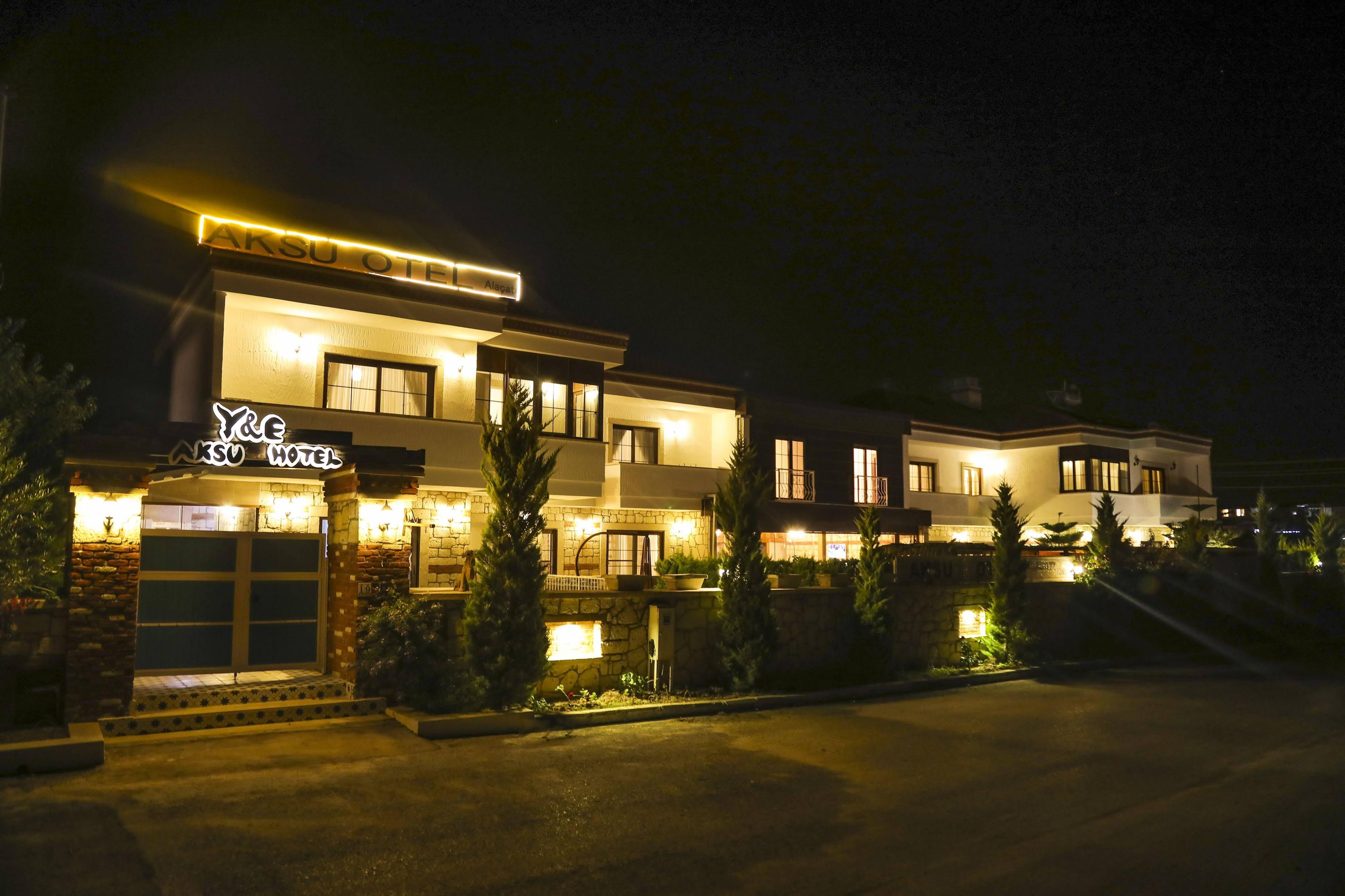 Aksu Hotel Alacati Exterior foto